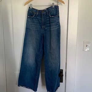 Madewell wide leg crop jean size 28